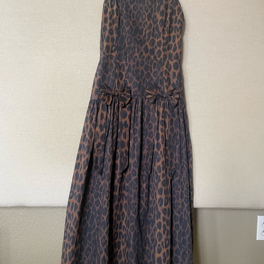 Damson Madder Persephone Drop-Waist Midi Dress